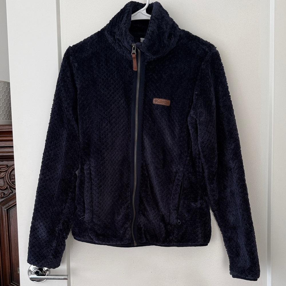Columbia Women's Plush Full-Zip Teddy Jacket - Black